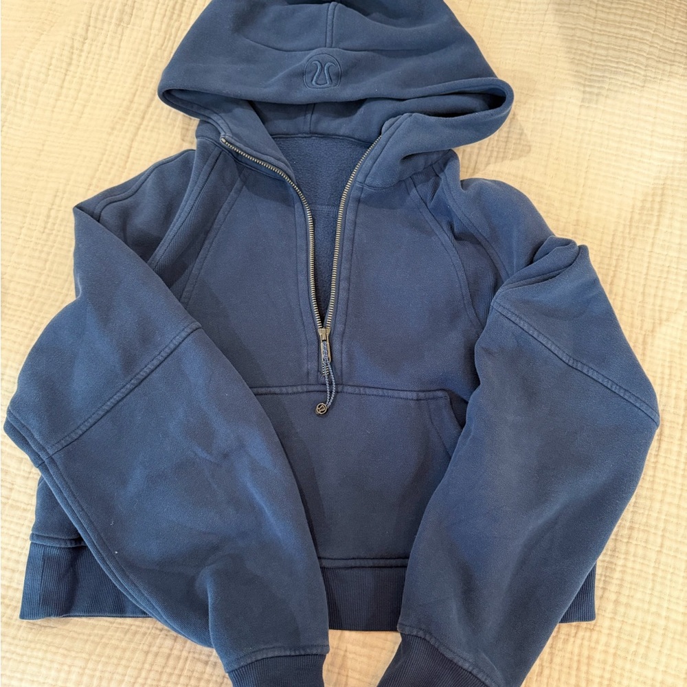 Lululemon Blue Scuba with Half-Zip